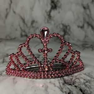 Pink Crystal Mini Tiara